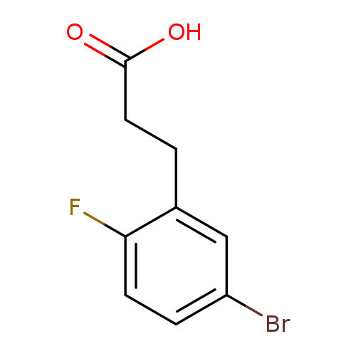 OC(=O)CCc1cc(Br)ccc1F