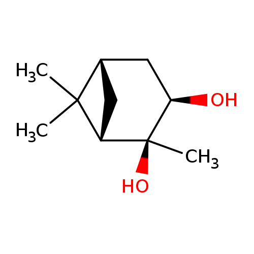 O[C@@H]1C[C@@H]2C[C@H]([C@]1(C)O)C2(C)C