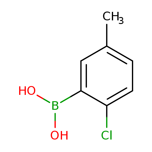 Cc1ccc(c(c1)B(O)O)Cl