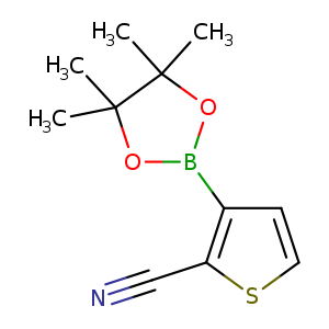 N#Cc1sccc1B1OC(C(O1)(C)C)(C)C