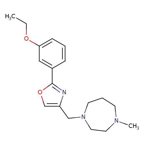 CCOc1cccc(c1)c1occ(n1)CN1CCCN(CC1)C