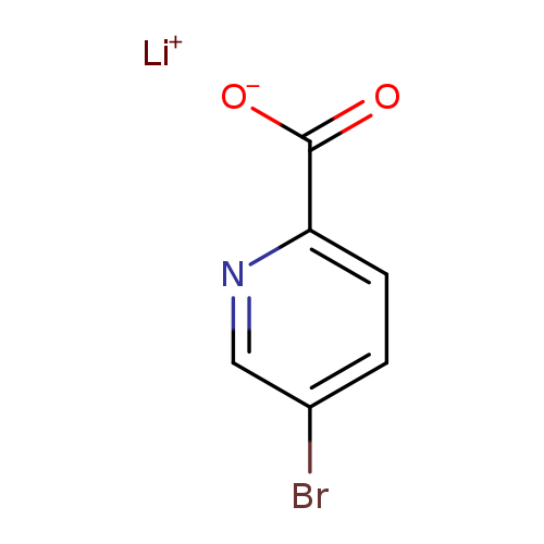 Brc1ccc(nc1)C(=O)[O-].[Li+]