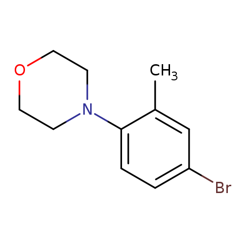 Brc1ccc(c(c1)C)N1CCOCC1