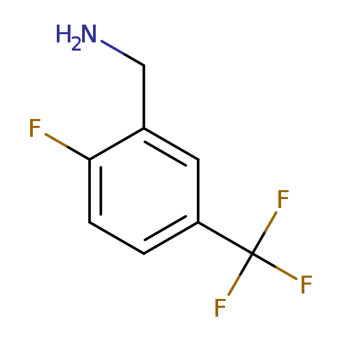 NCc1cc(ccc1F)C(F)(F)F