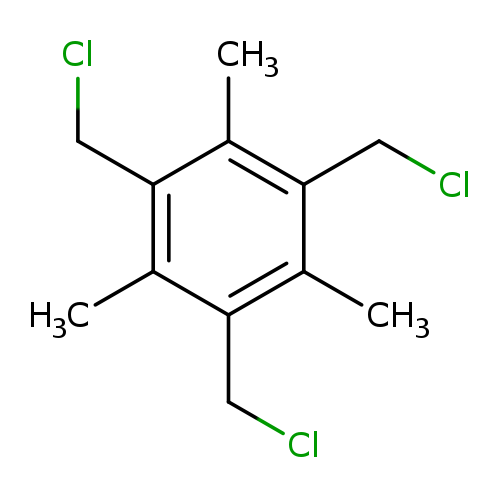 ClCc1c(C)c(CCl)c(c(c1C)CCl)C