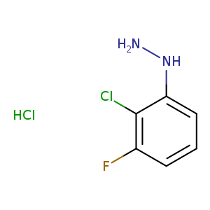 NNc1cccc(c1Cl)F.Cl