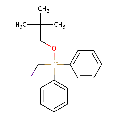 IC[P+](c1ccccc1)(c1ccccc1)OCC(C)(C)C