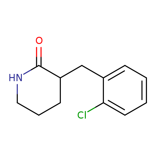 O=C1NCCCC1Cc1ccccc1Cl