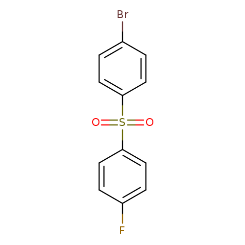 Fc1ccc(cc1)S(=O)(=O)c1ccc(cc1)Br