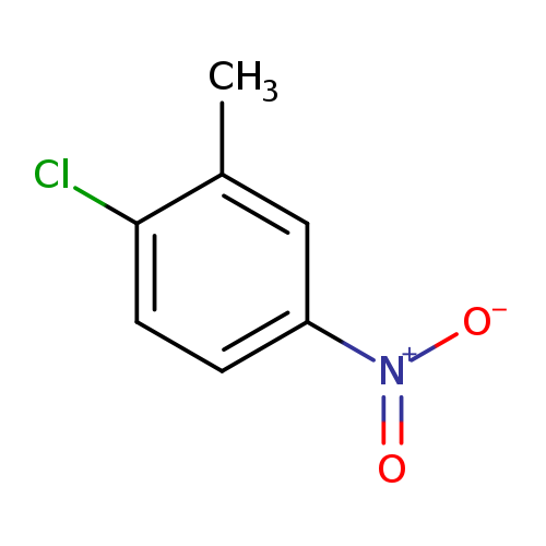 [O-][N+](=O)c1ccc(c(c1)C)Cl