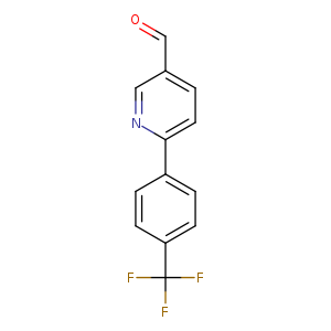 O=Cc1ccc(nc1)c1ccc(cc1)C(F)(F)F