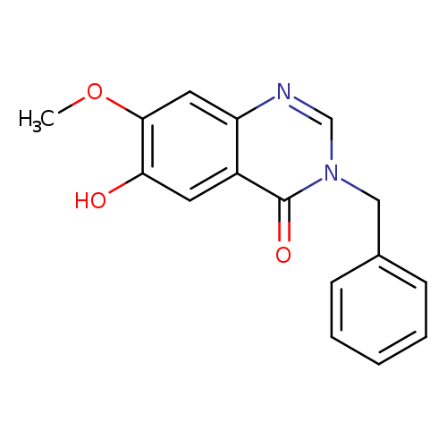 COc1cc2ncn(c(=O)c2cc1O)Cc1ccccc1