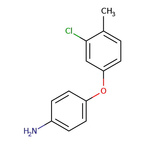 Nc1ccc(cc1)Oc1ccc(c(c1)Cl)C