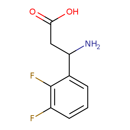 NC(c1cccc(c1F)F)CC(=O)O