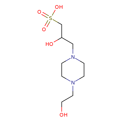 OCCN1CCN(CC1)CC(CS(=O)(=O)O)O