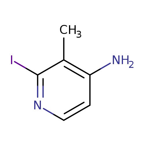 Nc1ccnc(c1C)I