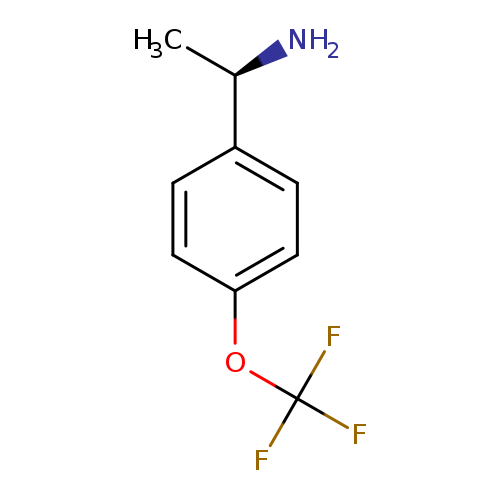 C[C@H](c1ccc(cc1)OC(F)(F)F)N