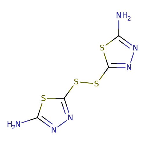 Nc1nnc(s1)SSc1nnc(s1)N