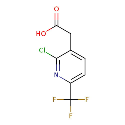 OC(=O)Cc1ccc(nc1Cl)C(F)(F)F