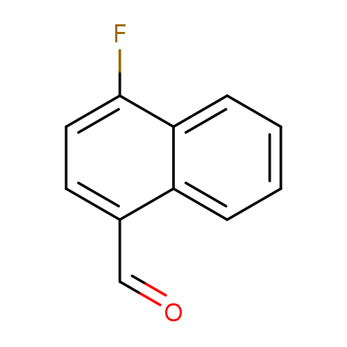 O=Cc1ccc(c2c1cccc2)F