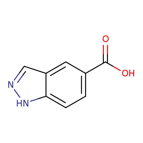 OC(=O)c1ccc2c(c1)cn[nH]2