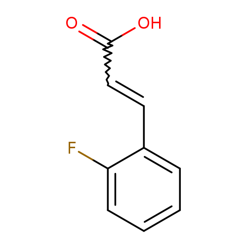 OC(=O)C=Cc1ccccc1F