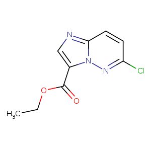 CCOC(=O)c1cnc2n1nc(Cl)cc2