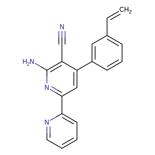 N#Cc1c(N)nc(cc1c1cccc(c1)C=C)c1ccccn1