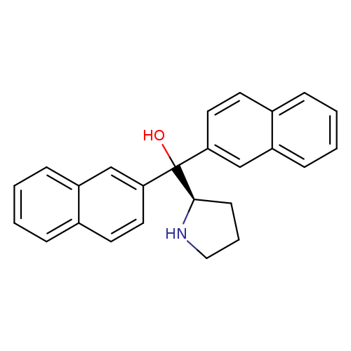 OC(c1ccc2c(c1)cccc2)(c1ccc2c(c1)cccc2)[C@H]1CCCN1