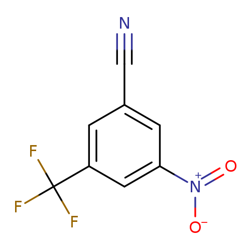 N#Cc1cc(cc(c1)C(F)(F)F)[N+](=O)[O-]