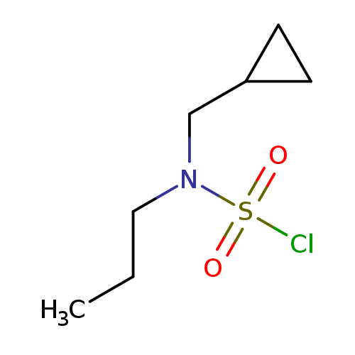CCCN(S(=O)(=O)Cl)CC1CC1