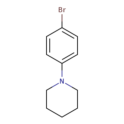 Brc1ccc(cc1)N1CCCCC1