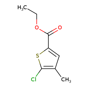 CCOC(=O)c1cc(c(s1)Cl)C