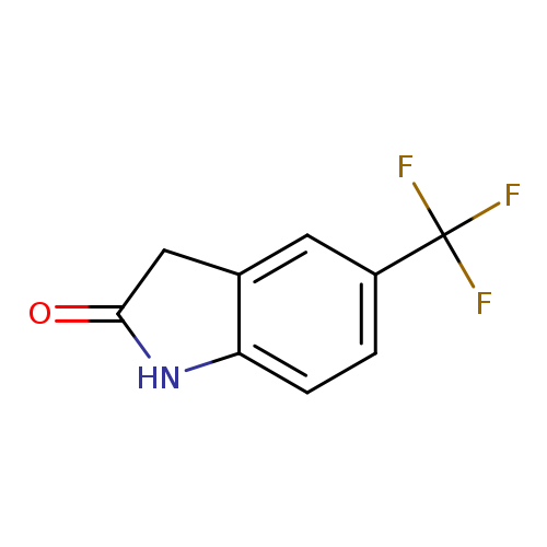 O=C1Nc2c(C1)cc(cc2)C(F)(F)F