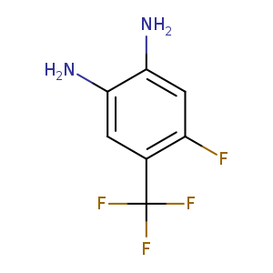 Nc1cc(F)c(cc1N)C(F)(F)F
