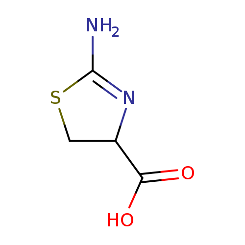 NC1=NC(CS1)C(=O)O