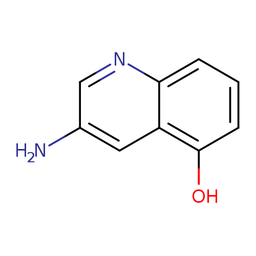 Nc1cnc2c(c1)c(O)ccc2