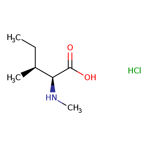 CC[C@@H]([C@@H](C(=O)O)NC)C.Cl