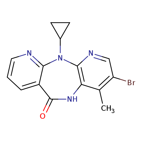 Brc1cnc2c(c1C)[nH]c(=O)c1c(n2C2CC2)nccc1