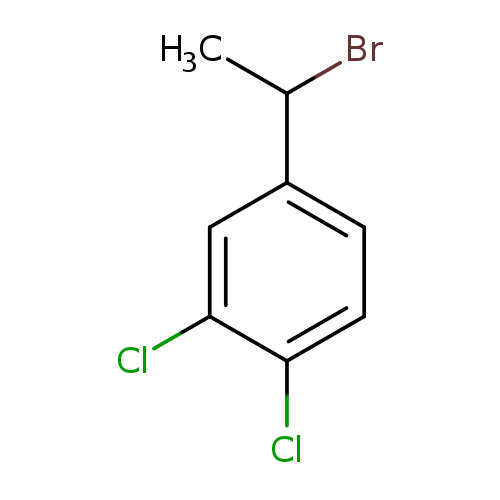 CC(c1ccc(c(c1)Cl)Cl)Br