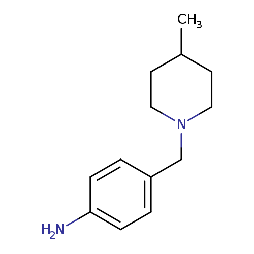 CC1CCN(CC1)Cc1ccc(cc1)N