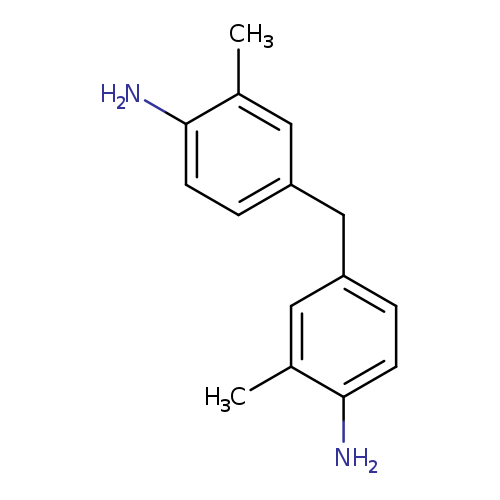 Nc1ccc(cc1C)Cc1ccc(c(c1)C)N