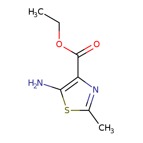 CCOC(=O)c1nc(sc1N)C