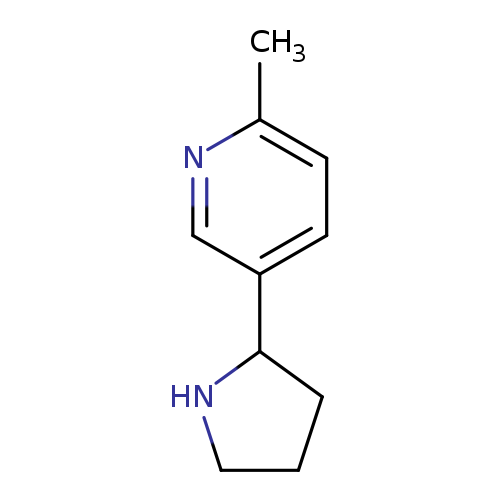 Cc1ccc(cn1)C1CCCN1