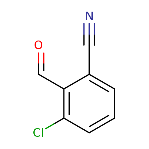 O=Cc1c(C#N)cccc1Cl