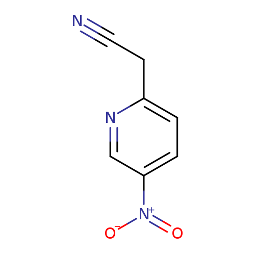 N#CCc1ccc(cn1)[N+](=O)[O-]