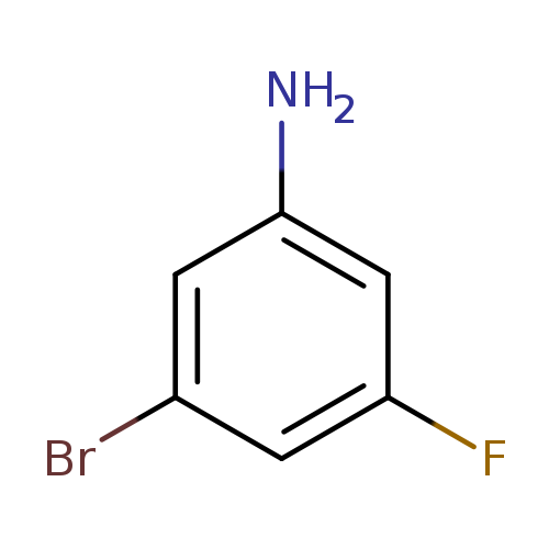 Nc1cc(F)cc(c1)Br