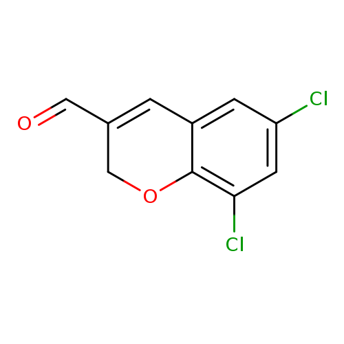 O=CC1=Cc2c(OC1)c(Cl)cc(c2)Cl