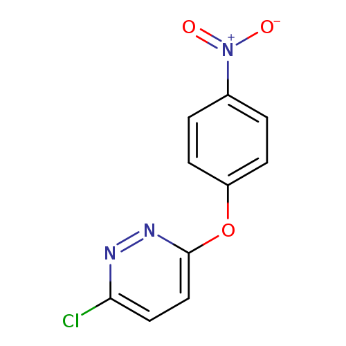 Clc1ccc(nn1)Oc1ccc(cc1)[N+](=O)[O-]