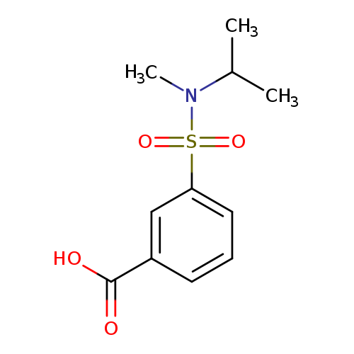 CC(N(S(=O)(=O)c1cccc(c1)C(=O)O)C)C